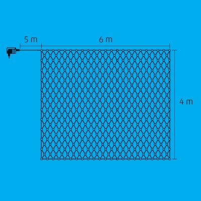 LED-es fényháló - KLN 400C/WH